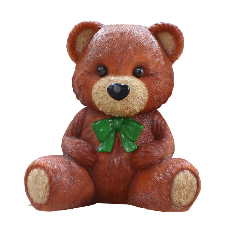 The Holiday Aisle® Toy Teddy Bear Figurine Wayfair